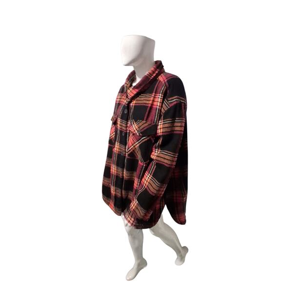 Members Mark Womens XXL Insulated Flannel Plaid Lumber Jack Cozycore Work Shaket - Picture 8 of 16